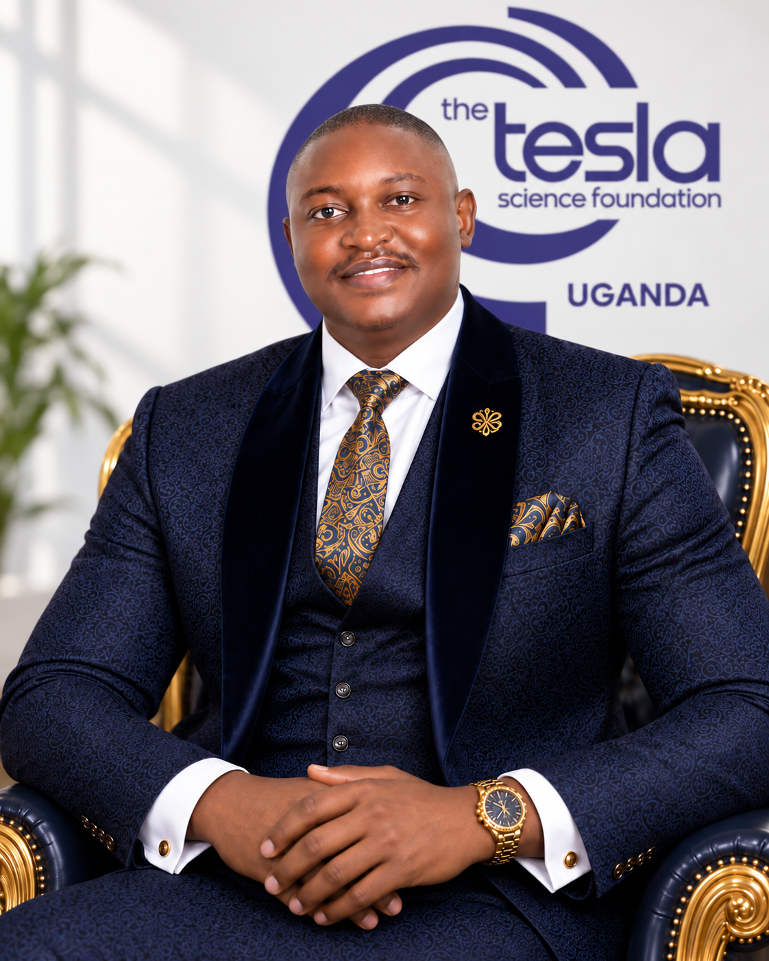 Lawrence Odauk, Founder and President of Tesla Science Foundation Uganda